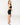*Isla* (Black Ruched Slip Dress)