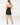*Isla* (Black Ruched Slip Dress)