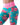 *Aqua Floral* (Custom Leggings)