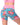 *Aqua Floral* (Silhouette MVS Shorts)