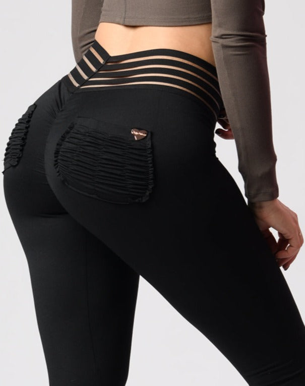 Cute Booty Lounge Leggings with back pockets and scrunch booty detail
