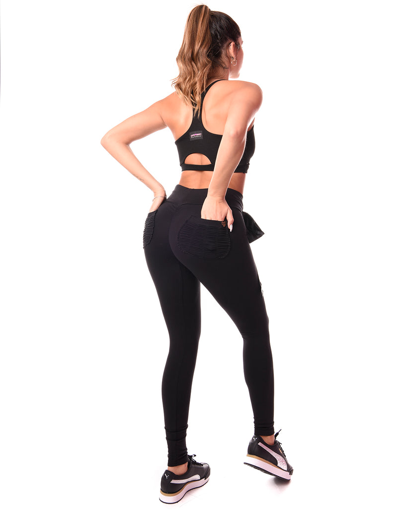 Lifestyle Cute Booty with Signature Scrunch Pockets - Blackout – Guilty ...