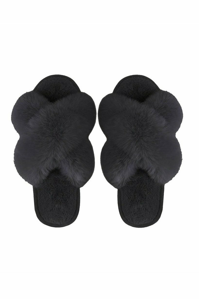 *fuzzy Slippers* (Criss Cross Slippers) Slippers